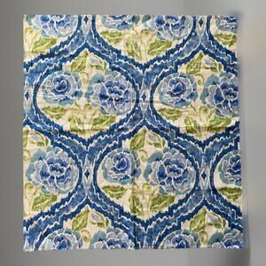 Kasmir Sample Sassy Floral Luna Blue Green 24" X 26"
